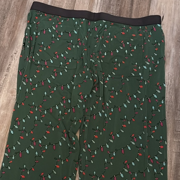 meundies lounge pants festive holiday Christmas “Light Me Up” medium bottoms - Picture 12 of 14